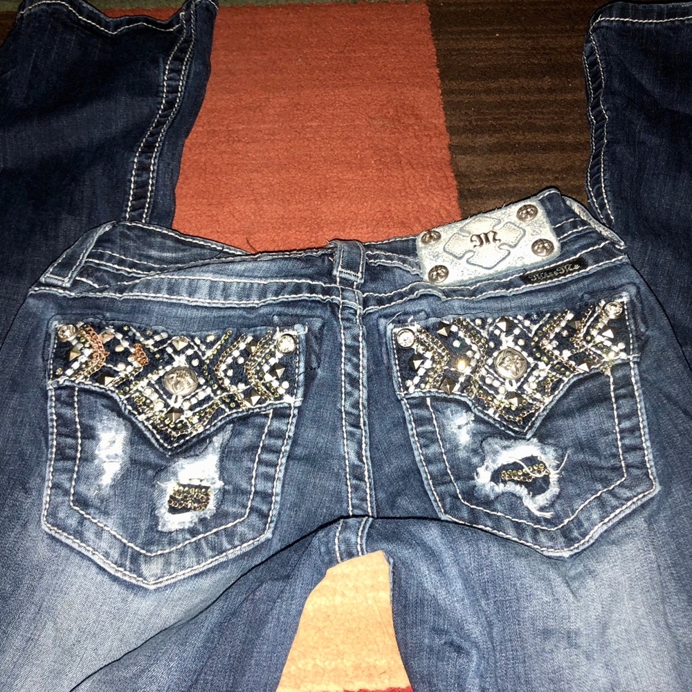 Miss me jeans size 25 bootcut juniors woman’s 0